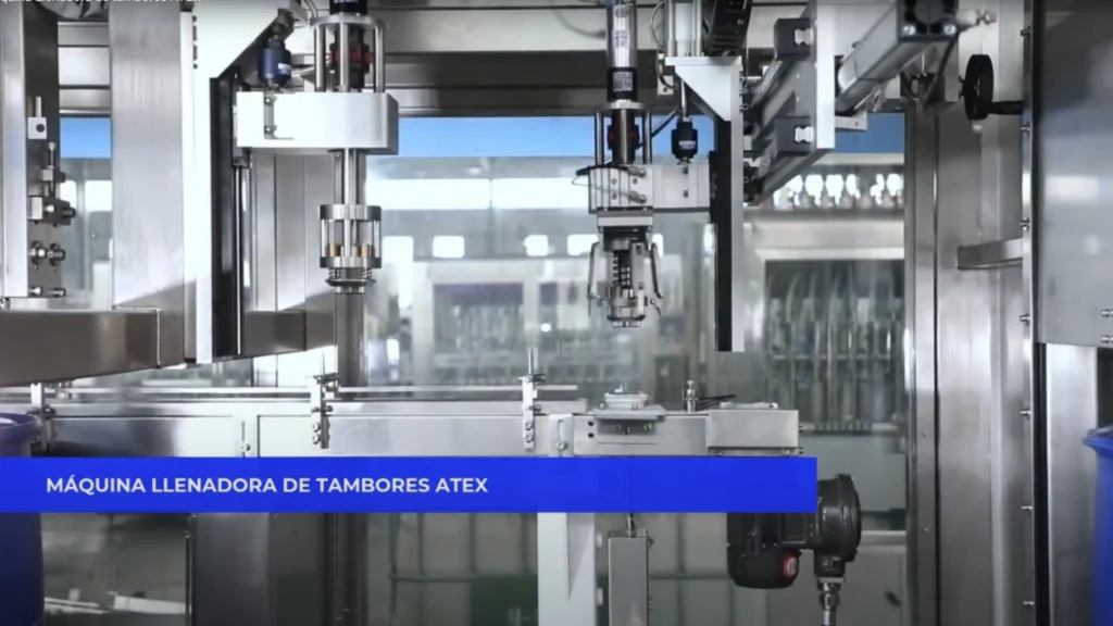 Máquina llenadora de tambores ATEX Industrial de Techmi Group